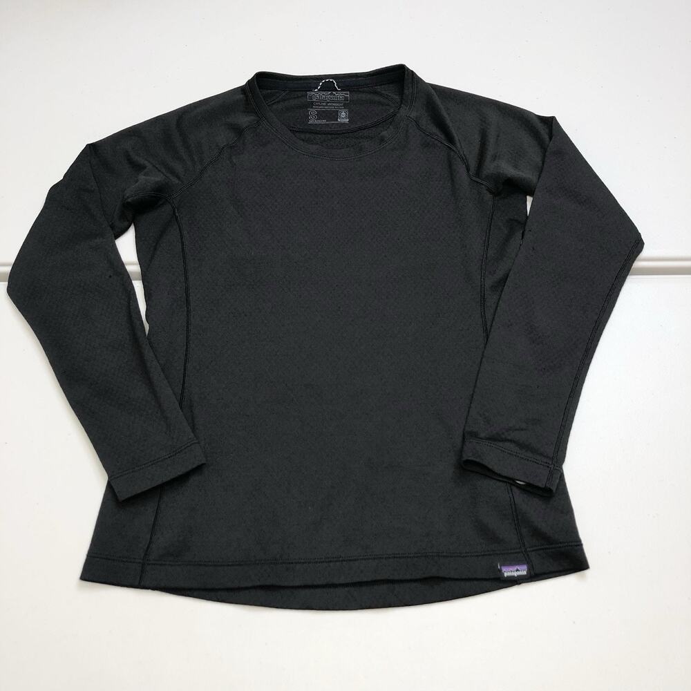 Patagonia Women’s Capilene Midweight Crew Baselayer Black 44437 Small